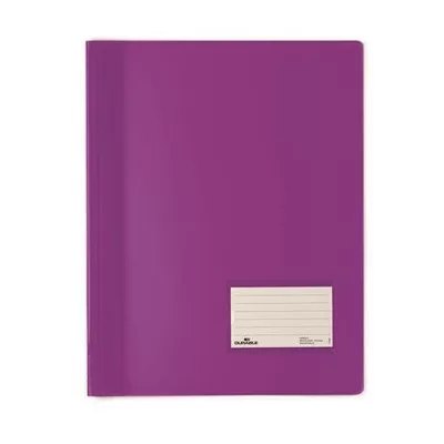 Gyorsfűző, A4, extra erős, DURABLE "DURALUX®", áttetsző lila 1 db