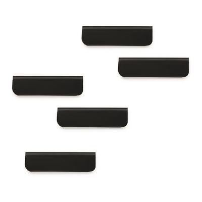 Jegyzettartó klip, öntapadó, mágneses, DURABLE "DURAFIX® CLIP", fekete