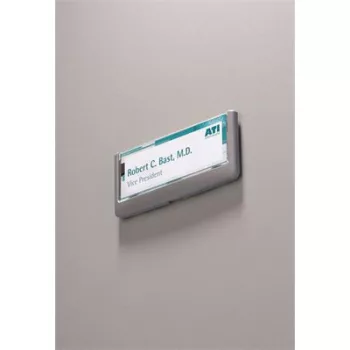   Információs tábla, 149x52,5 mm, DURABLE "CLICK SIGN", szürke 1 db