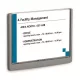 Információs tábla, 210x148,5 mm, DURABLE "CLICK SIGN", szürke 1 db