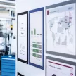 Infokeret, A3, mágneses, DURABLE "DURAFRAME® MAGNETIC", sötétkék 5 db
