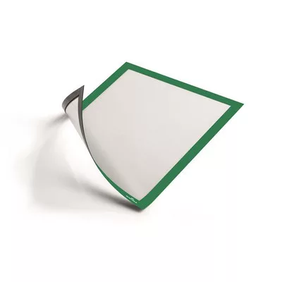 Infokeret, A4, mágneses, DURABLE "DURAFRAME® MAGNETIC", zöld 5 db