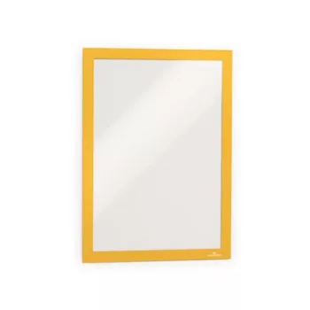   Infokeret, A4, öntapadó háttal, DURABLE "DURAFRAME®", sárga 2 db