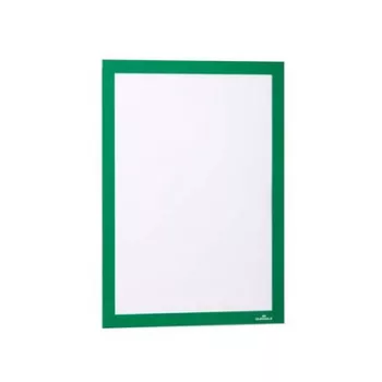   Infokeret, A4, öntapadó háttal, DURABLE "DURAFRAME®", zöld 2 db