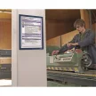 Infokeret, A4, öntapadó háttal, DURABLE "DURAFRAME®", sötétkék 2 db