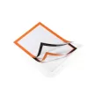 Infokeret, A4, öntapadó háttal, DURABLE "DURAFRAME®", narancs 2 db