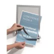 Infokeret, A4, öntapadó háttal, DURABLE "DURAFRAME®", ezüst 2 db