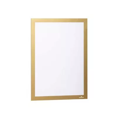 Infokeret, A4, öntapadó háttal, DURABLE "DURAFRAME®", arany 2 db
