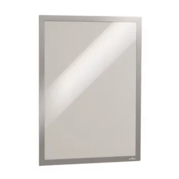   Infokeret, A3, öntapadó háttal, DURABLE "DURAFRAME®", ezüst 2 db