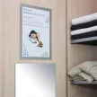 Infokeret, A4, öntapadó háttal, DURABLE "DURAFRAME®", ezüst 1 db