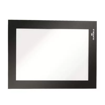 Infokeret, A6, mágneses, DURABLE "DURAFRAME MAGNETIC", fekete 5 db