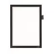 Infokeret, A4, öntapadó, jegyzetelhető, DURABLE DURAFRAME® "NOTE", fekete 1 db