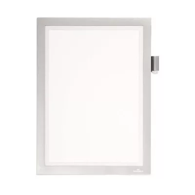 Infokeret, A4, öntapadó, jegyzetelhető, DURABLE DURAFRAME® "NOTE", ezüst 1 db