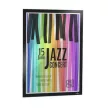 Infokeret, A2, DURABLE "DURAFRAME® POSTER", fekete 1 db