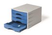 Irattároló, műanyag, 4 fiókos, DURABLE "Eco", kék