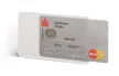 Bankkártyatartó, 1 db-os, RFID védelemmel, DURABLE, áttetsző