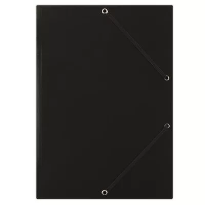 Gumis mappa, karton, A4, DONAU "Standard", fekete 1 db