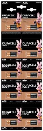 Elem, AAA, mikro, 10x2 db, DURACELL "Basic"