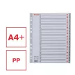 Regiszter, műanyag, A4 Maxi, 1-31, ESSELTE, szürke