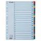 Regiszter, karton, A4, 1-20, ESSELTE "Mylar"