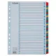 Regiszter, karton, A4, 1-31, ESSELTE "Mylar"