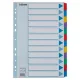 Regiszter, laminált karton, A4, 12 részes, ESSELTE "Mylar" 1 db