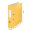 Iratrendező, 80 mm, A4, karton, 180°, LEITZ "Cosy Soft Touch", melegsárga 1 db