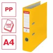 Iratrendező, 75 mm, A4, PP/karton, élvédő sínnel, ESSELTE "Economy", sárga 1 db