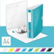 Iratrendező, 82 mm, A4, PP, LEITZ "180 Active Wow", jégkék