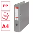 Iratrendező, 75 mm, A4, PP/karton, élvédő sínnel, ESSELTE "Economy", szürke 1 db