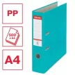 Iratrendező, 75 mm, A4, PP/karton, élvédő sínnel, ESSELTE "Economy", türkiz 1 db