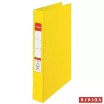   Gyűrűs könyv, 2 gyűrű, 42 mm, A4, PP, ESSELTE "Standard", Vivida sárga 1 db