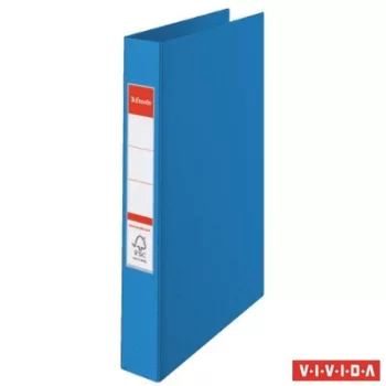   Gyűrűs könyv, 2 gyűrű, 42 mm, A4, PP, ESSELTE "Standard", Vivida kék 1 db
