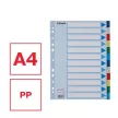 Regiszter, műanyag, A4, 12 részes, ESSELTE 1 db