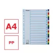 Regiszter, műanyag, A4, 20 részes, ESSELTE