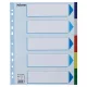 Regiszter, műanyag, A4 Maxi, 5 részes, ESSELTE