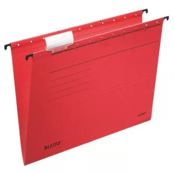   Függőmappa, karton, A4, LEITZ "Alpha Standard", piros 25 db