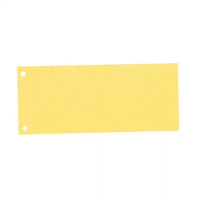 Elválasztócsík, karton, ESSELTE, sárga