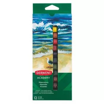   Tempera készlet, 12 darabos, 12 ml, DERWENT "Academy"