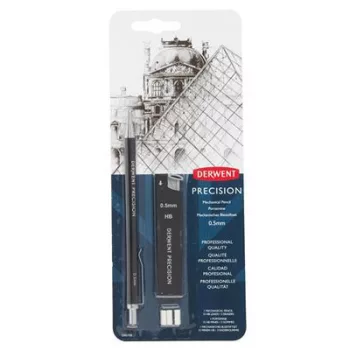  Nyomósirón készlet, 0,5 mm, DERWENT "Precision", HB 5 db