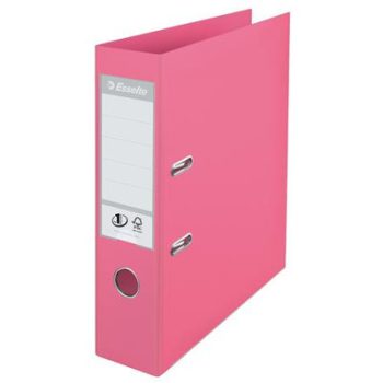   Iratrendező, 75 mm, A4, PP, élvédő sínnel, ESSELTE "Standard", puncs