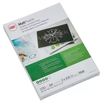 Meleglamináló fólia, 100 mikron, A4, matt, GBC