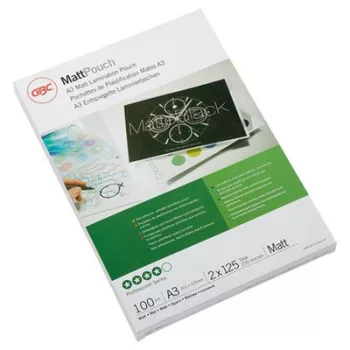 Meleglamináló fólia, 125 mikron, A3, matt, GBC