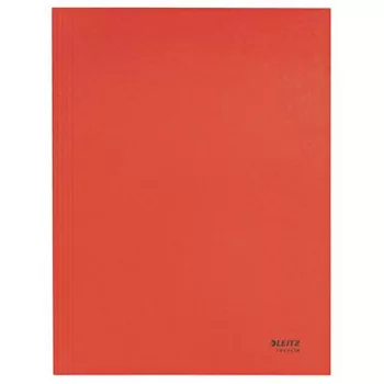   Pólyás dosszié, karton, A4, LEITZ "Recycle", piros 1 db