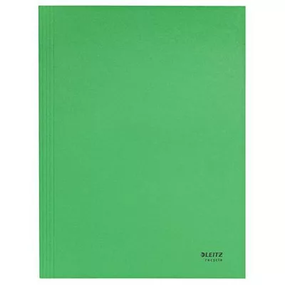 Pólyás dosszié, karton, A4, LEITZ "Recycle", zöld 1 db