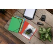Gumis mappa, karton, A4, LEITZ "Recycle", piros 1 db