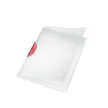 Gyorsfűző, klipes, PP, A4, LEITZ "ColorClip Magic", piros 1 db