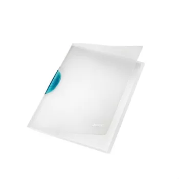   Gyorsfűző, klipes, PP, A4, LEITZ "ColorClip Magic", világoskék 1 db