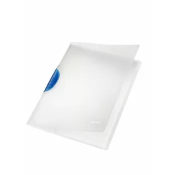   Gyorsfűző, klipes, PP, A4, LEITZ "ColorClip Magic", kék 1 db