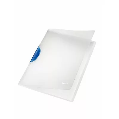 Gyorsfűző, klipes, PP, A4, LEITZ "ColorClip Magic", kék 1 db